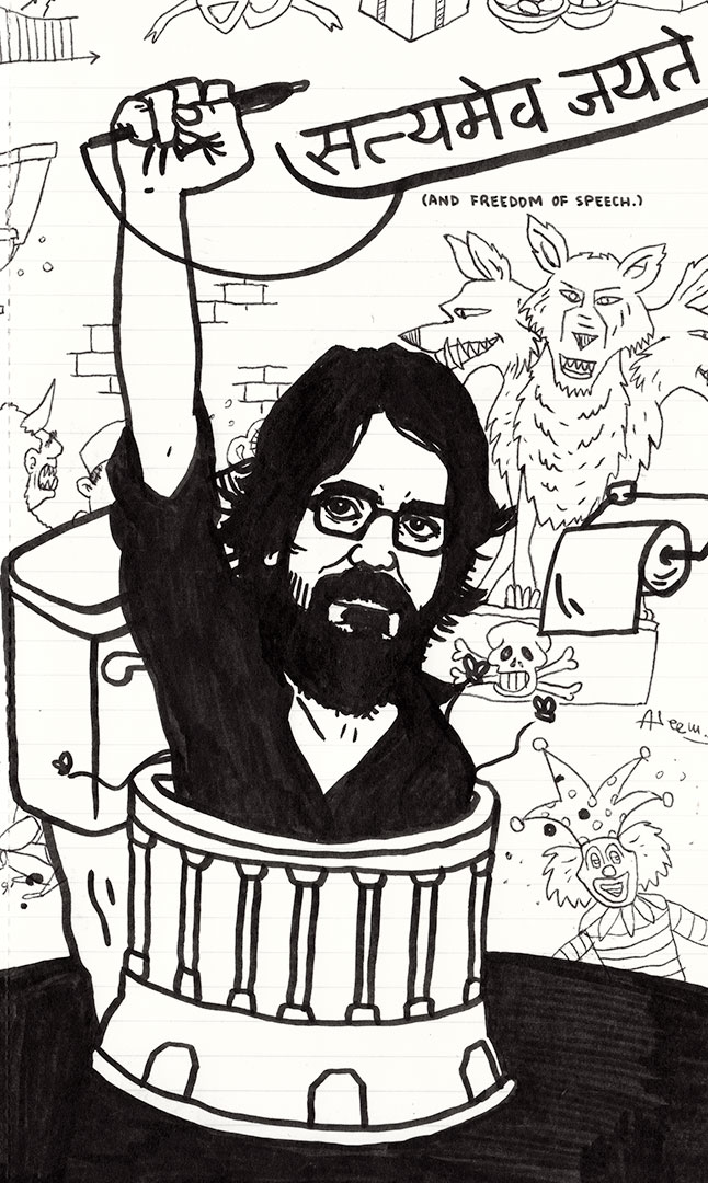 THE MAN WHO DREW TOO MUCH (ASEEM TRIVEDI)